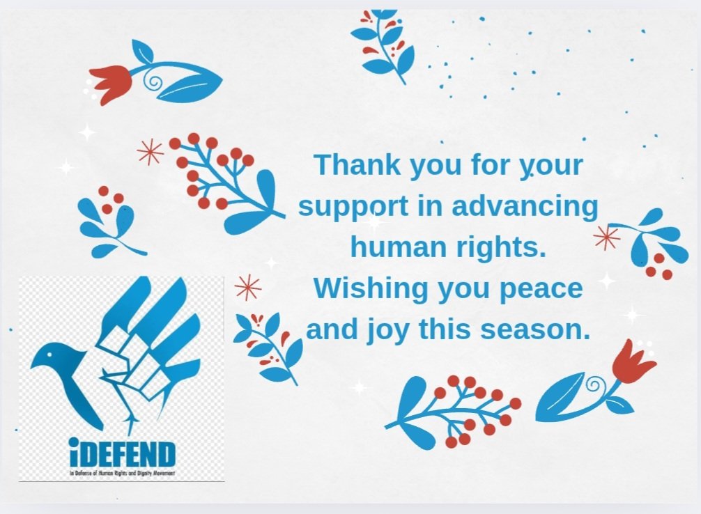 rightsfirst1st's tweet photo. ቅድሚያ ንሰብኣዊ መሰላት / Human Rights First wishes you Merry X-mass for those who celebrate it. 

Every one has the right to respect for his Human Diginity. https://t.co/Fce2vlqXY6