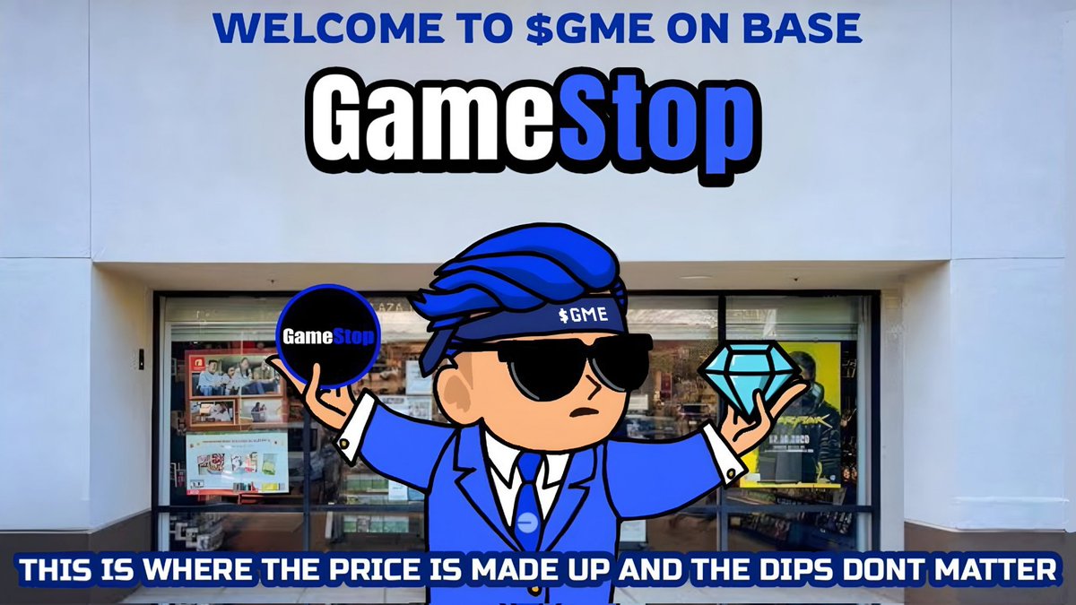 EscMatrix1's tweet photo. $GME on Base is where the price is made up & the dips don't matter π«²ππ«±
@GME_BASE #GMEonBASE #BaseChain https://t.co/SSRst9I7yJ