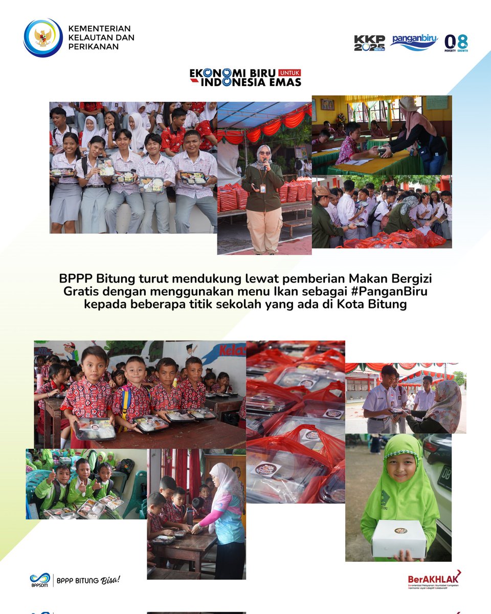 bppsdm_bp3btg's tweet photo. #Sobatbahari Dalam mendukung swasembada pangan, KKP hadirkan #PanganBiru yang merupakan produk pangan yang berasal dari perairan laut maupun perairan umum seperti sungai, danau, dan kolam, diharapkan menjadi bagian penting dalam upaya mewujudkan swasembada pangan nasional. https://t.co/Bim9tqnP0w