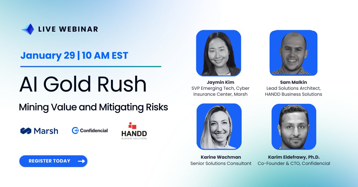 AI is transforming industries and reshaping cybersecurity. How can you stay ahead? 
 
Confidencial and HANDD Business Solutions are diving into three critical conversations shaping the future of #AI and cybersecurity.
 
Save your spot now 👉lnkd.in/eFJGacFe
