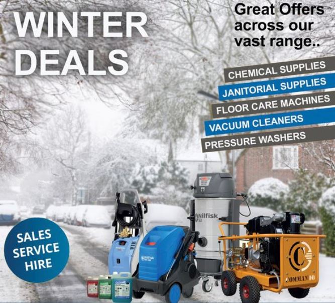 The January blues are well underway and the degrees are dropping!

Are you prepared? 

Check out the whole range of winter products here hughcrane.co.uk/janitorial-equ…
#cleaningequipment #cleaningproducts #winter #winterdeals