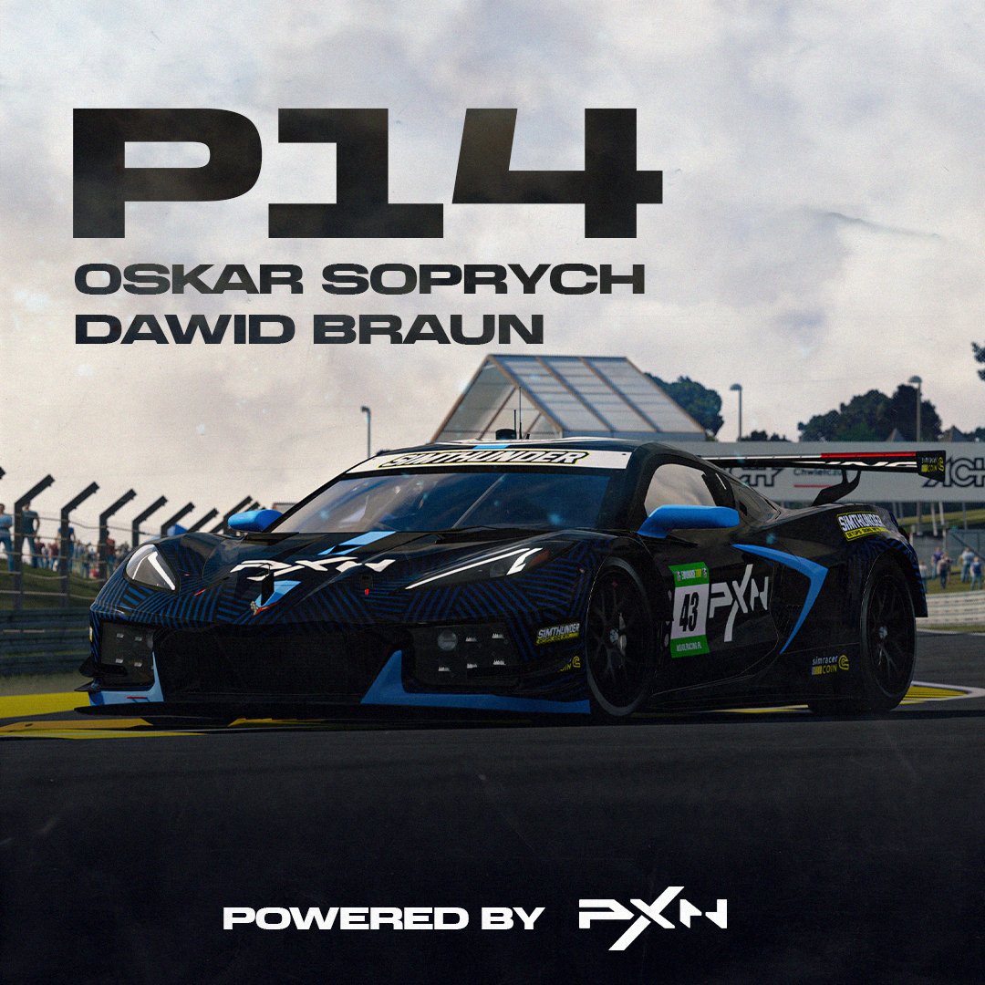 WeDriveSN's tweet photo. 🚨 Race Complete! 🚨

We finished P5 in car #42 &amp; P14 in car #43. Huge respect to the #43 duo for taking on the challenge as a pair – incredible effort! 💪

Big thanks to Wojol Racing and Overcrest for hosting an amazing event! 🙌
#PXN #WRL #SimRacing #Motorsport https://t.co/sKkY8FFDDY