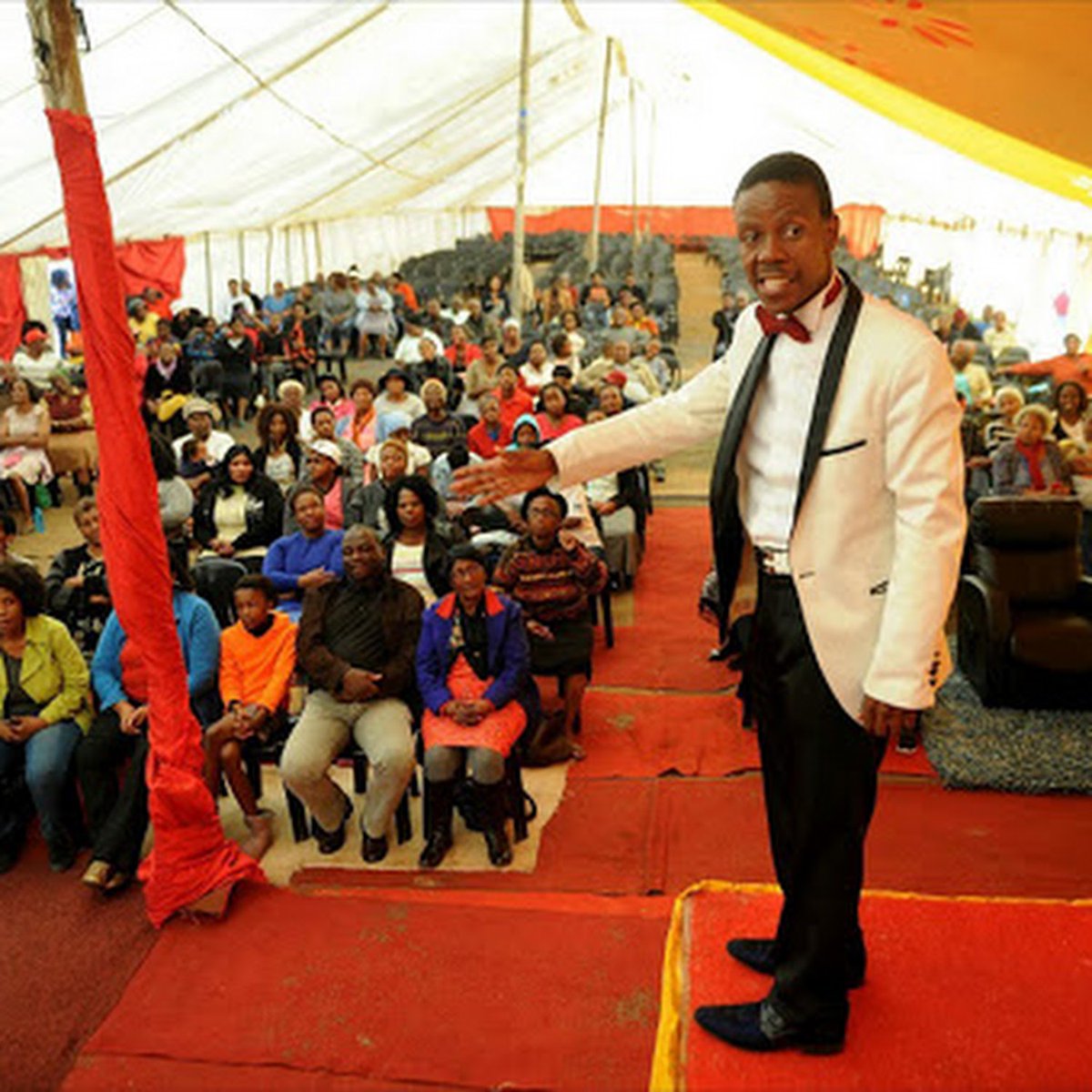 TXDNETWORK's tweet photo. Prophet Mboro calls out MacG for labeling him a "fake pastor," demanding accountability for the controversial remark. https://t.co/wh0WBc6ObI