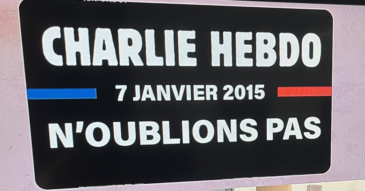 Nous n’oublierons jamais ces journalistes qui représentaient la liberté d’expression 
Pensées pour toutes les victimes des attentats, les survivants et leurs familles 
#JeSuisToujoursCharlie