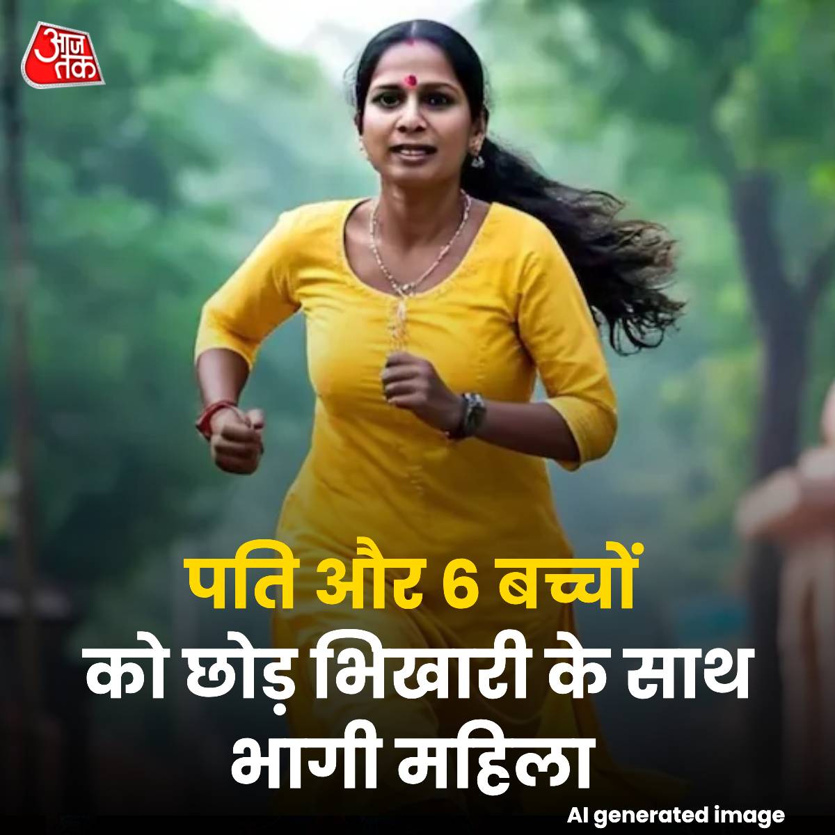 aajtak's tweet image. हरदोई: भिखारी को दिल दे बैठी 6 बच्चों की मां, घर-परिवार छोड़ हुई फरार, पति ने दर्ज कराई FIR

उत्तर प्रदेश के हरदोई में 6 बच्चों की मां कथित तौर पर एक भिखारी के साथ भाग गई. महिला अपने बच्चों और पति को छोड़कर गई है. जिस भिखारी के साथ महिला भागी है वह उसके घर पर भीख मांगने आता था और