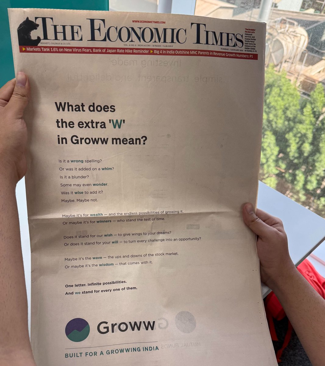 Why the extra 'w', you ask?