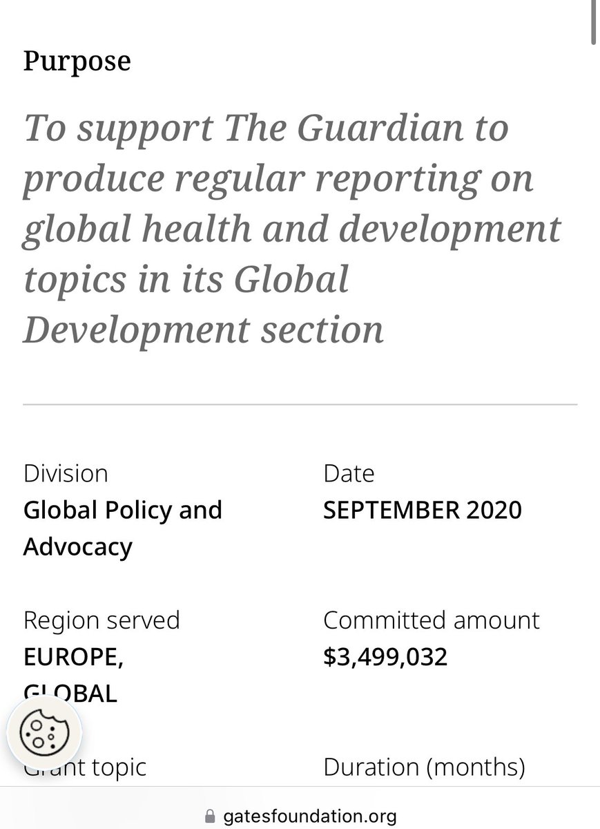 OliLondonTV's tweet photo. Bill Gates gave a $3.4 million grant to far-left British newspaper The Guardian. 

The Guardian repeatedly runs stories claiming billionaires like @elonmusk are ‘interfering’ in British politics. 

But they are happy to take money from Bill Gates. https://t.co/ylz6bC5hvt