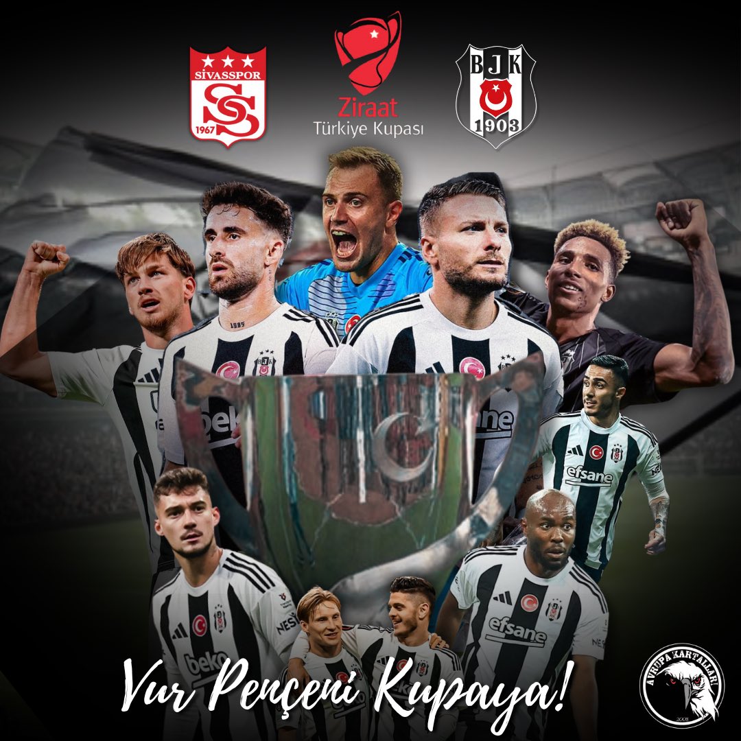𝓥𝓤𝓡 𝓟𝓔𝓝𝓒̧𝓔𝓝𝓘̇ 𝓚𝓤𝓟𝓐𝓨𝓐.. 🦅

#BeşiktaşınMaçıVar
#SVSvBJK
#AvrupaKartalları