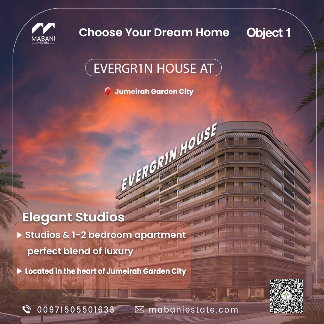 mabaniofficial's tweet image. 🌟 Find Your Dream Home at EVERGR1N HOUSE! 🌟

🏡 Elegant Studios
🛏️ 1-Bedroom Apartments
🛋️ 2-Bedroom Apartments

🌟 اعثر على منزل أحلامك في EVERGR1N HOUSE! 🌟

🏡 استوديوهات أنيقة
🛏️ شقق بغرفة نوم واحدة
🛋️ شقق بغرفتين نوم

Contact us now 📞 050 550 1633

#ObjectOne #DubaiLiving