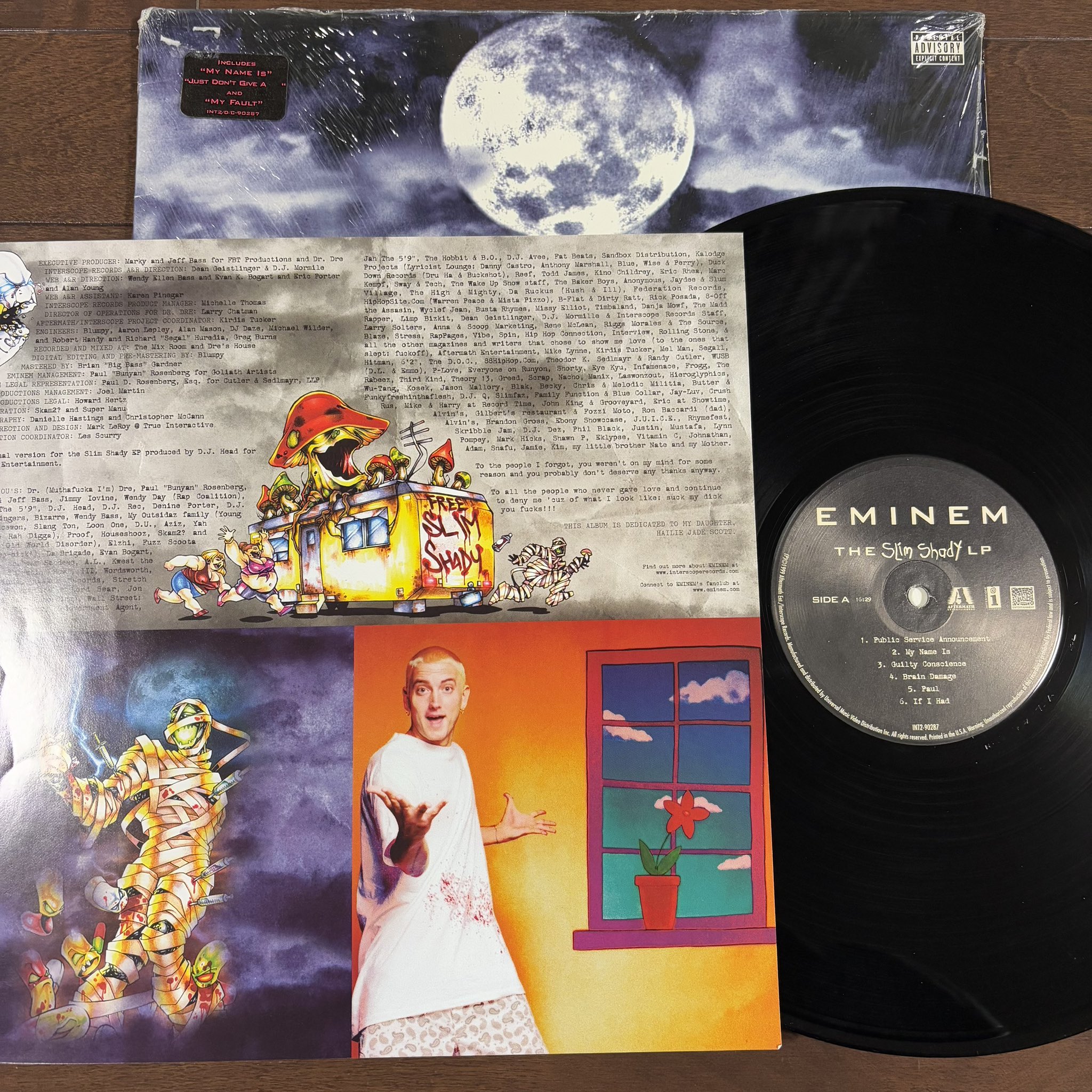 Eminem 初期3作レコードオリジナル盤！