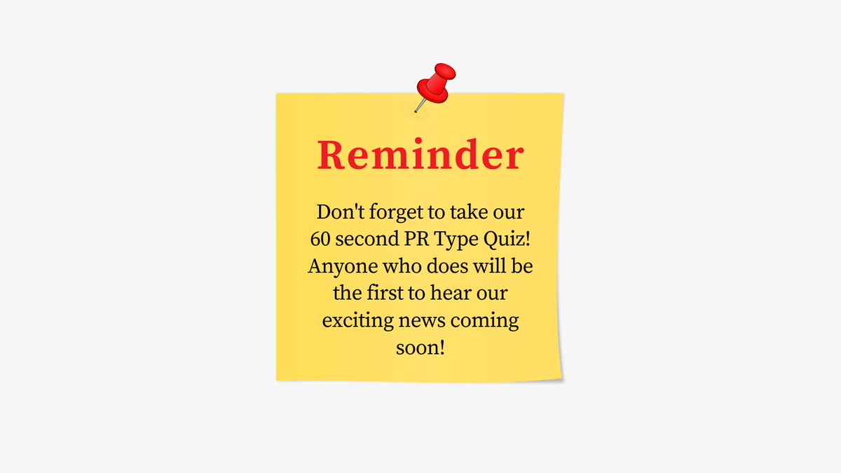 Reminder🚨Take our super quick quiz &amp; find out your PR type today! Whether you're wearing (or juggling) all the hats in your business or you have a strategic plan in place that's working well, this 1-minute quiz is for you! Take the quiz here ➡️ redpr.ie/quiz