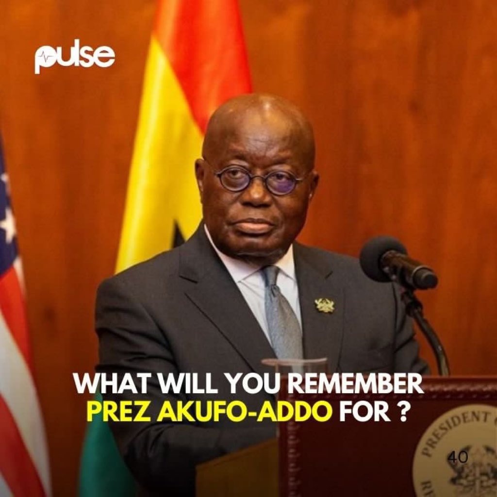 LordNelsonchan1's tweet photo. What will you remember President Nana Akuffo Addo for? ๐ค
#inauguration2025, #Stan Dogbe, #samira Bawumia, #independence square, #kt hammond, #it is finished, #A-plus, Addo D, #flagstaff house, #Kennedy Agyapong, #Akuffo Addo https://t.co/zvSOMTUzx8