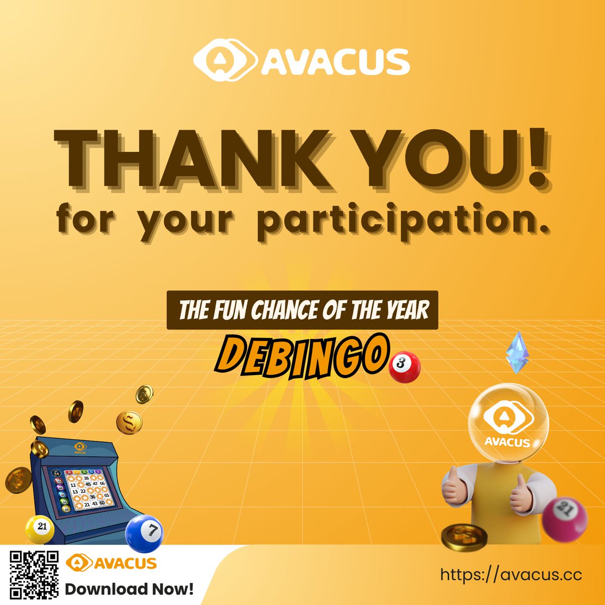 avacusapp's tweet photo. 🎉 𝗧𝗛𝗔𝗡𝗞 𝗬𝗢𝗨 𝗙𝗢𝗥 𝗝𝗢𝗜𝗡𝗜𝗡𝗚 𝗨𝗦! 🎉
What a way to kick off 2025! 🚀 Huge cheers to everyone who joined ‘The Fun Chance of the Year’ and made it unforgettable. 🙌
💸 Shoutout to our winners — your #DeBingo #NFTs truly hit the jackpot! 🏆
Didn’t win? No worries — bigger prizes with exciting features and more fun are coming soon. Stay in touch with us, and you might be the next! 😉 Here’s to a year filled with more wins, fun, and surprises! 🚀✨
👉 𝗟𝗶𝗸𝗲 𝗮𝗻𝗱 𝗳𝗼𝗹𝗹𝗼𝘄 𝘂𝘀 to stay in the loop for future thrills:
X: https://t.co/UrKYbjbdxZ
Facebook: https://t.co/QdvS08pla7
LinkedIn: https://t.co/UWP41jfAAv
Learn more: https://t.co/rCfyV0zd4q
Download app: https://t.co/12Ld2BPpOT
#Avacus #Web3