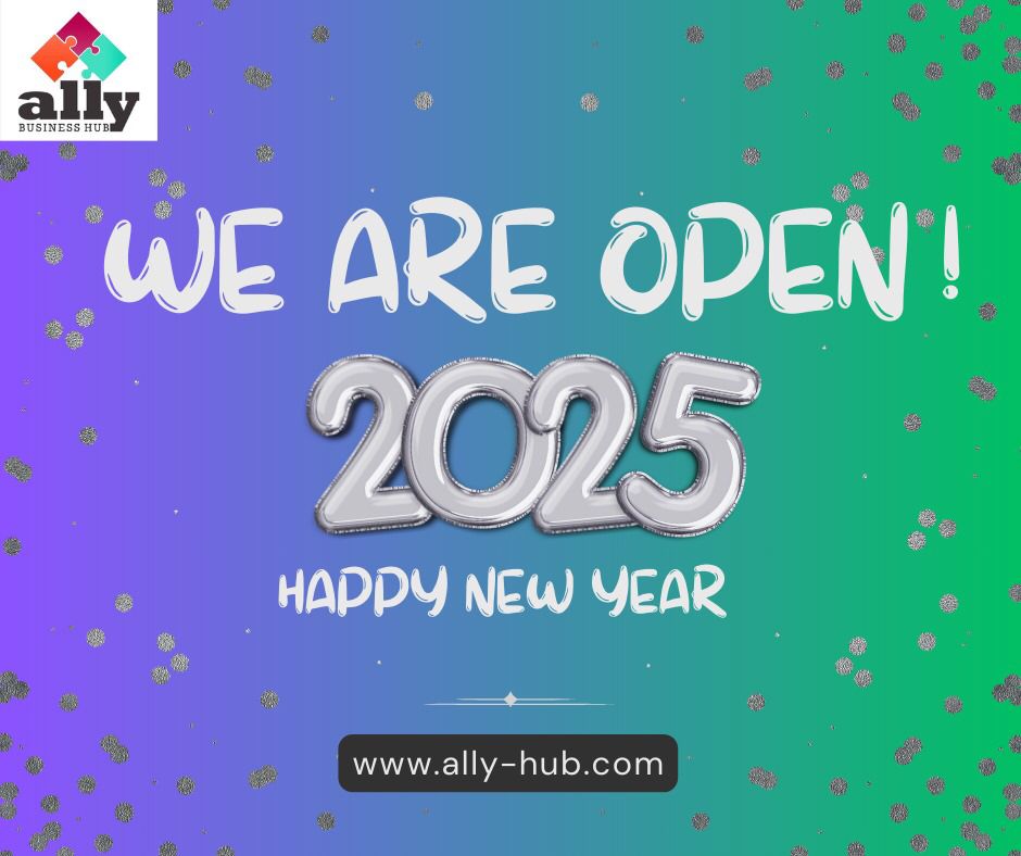 allybusinesshub's tweet image. 🎉 Happy New Year! We&apos;re excited to kick off 2025 with you. Our doors are open, and we&apos;re here to help you crush your goals and make this year your most productive yet. #NewYearNewOpportunities
#CoworkingLife
#BackToWorkVibes
#OpenFor2025