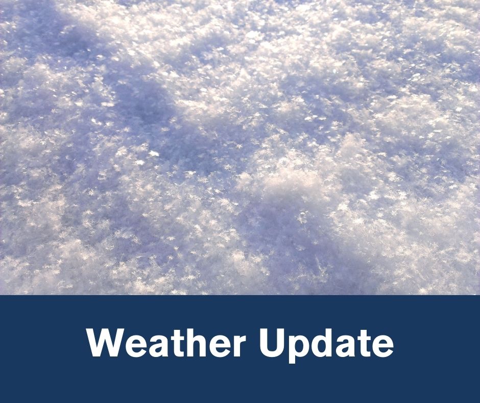 Snow and ice are impacting flight schedules today - please check with your airline for the latest flight information