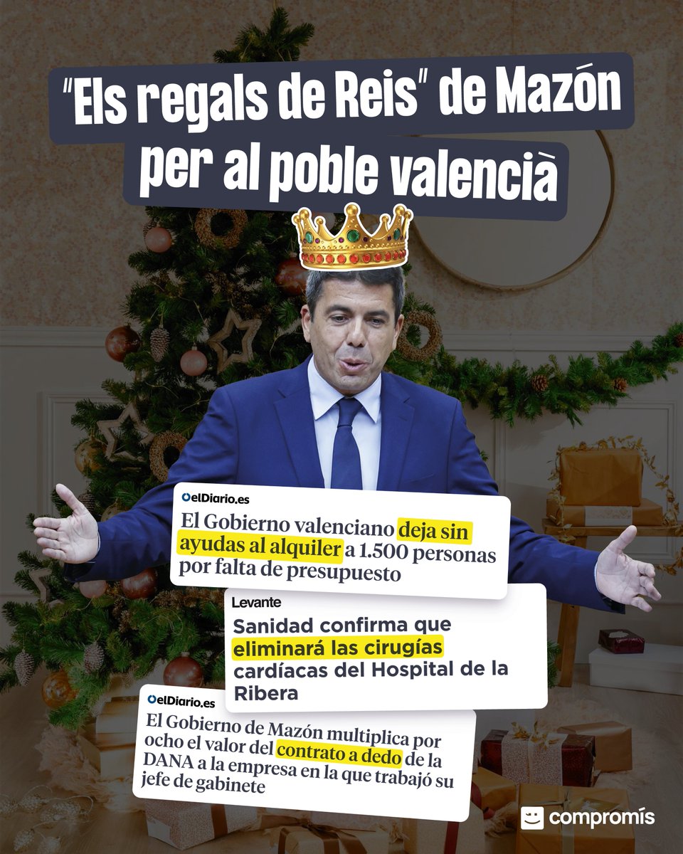 Canviem d'any, però no de miserables al govern.