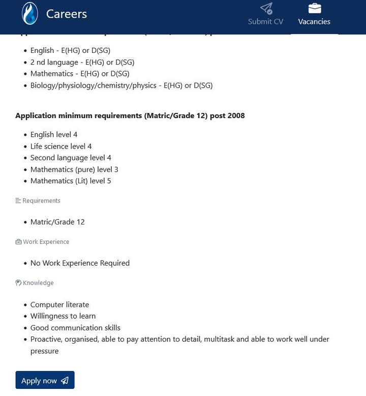 CarolBoitumelo1's tweet photo. Diploma in Nursing NQF 6 Opportunity for Unemployed Individuals at Busamed Management Company!

Closing Date: 09 January 2025

To apply, simply click on the link provided: [Link to apply](https://t.co/hlbYlVkaT5) 

#NursingOpportunity #BusamedManagement #CareerDevelopment https://t.co/bqF4lbwUvN