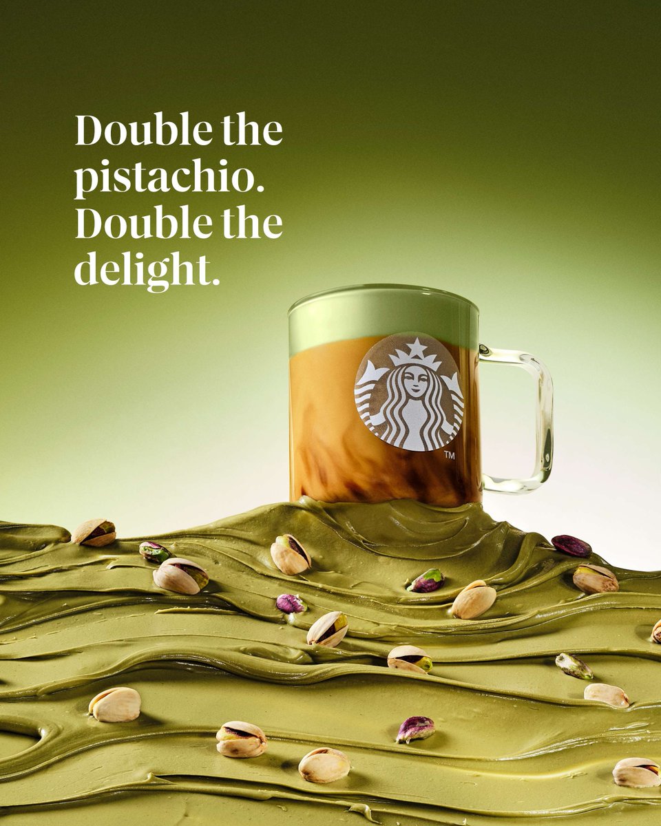 Introducing pistachio like you've never experienced before! 
Our new velvety smooth pistachio cream cold foam features on our hot or iced lattes! 
A must-try!