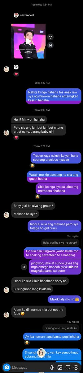 doyouwannajam's tweet image. not me #pyramiding on my college bestie who's a carat now nyaha not to convert her but atleast for her to listen and know who my boys are 🥰 she started it tho, coz she sent me sunoo's reax when mingyu passed by 😂 my son's viralism ayea #operationipakilalaangenhypensafrennies