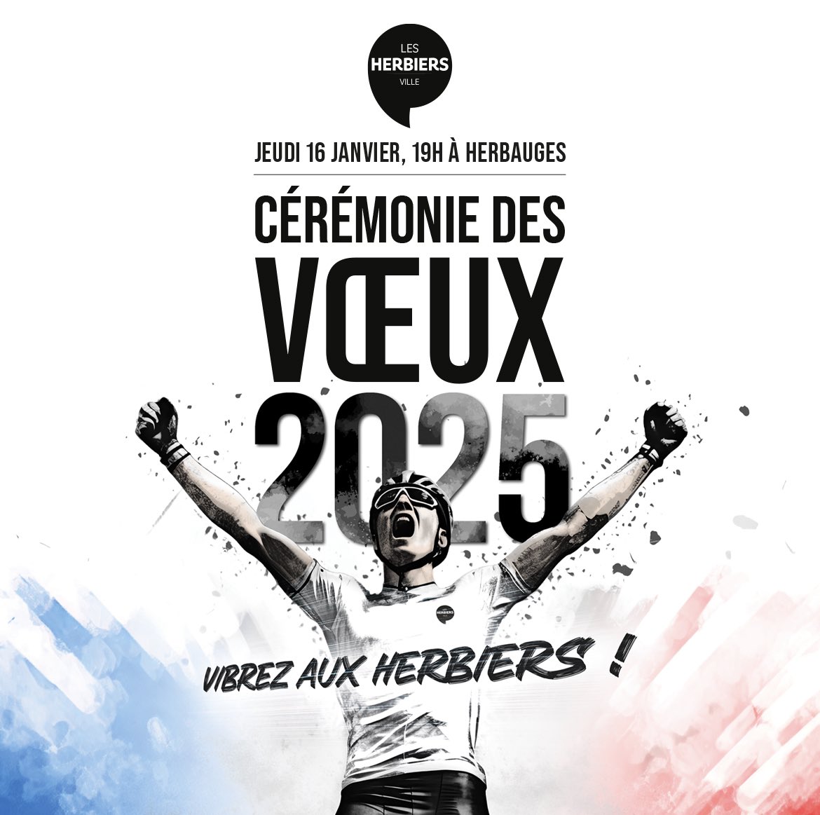 💫 Quels sont les projets, les événements, les défis pour notre belle Ville des Herbiers ? Où en sommes-nous ? Où allons-nous ?

🔷 Avec tte l’équipe municipale, nous avons plein de choses à vous dire &amp; à partager !

✅ RDV jeudi 16 janvier à Herbauges pour la cérémonie des vœux.