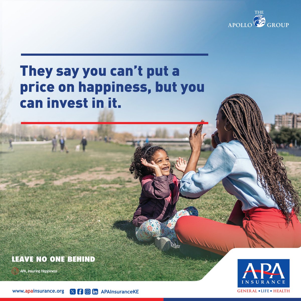 Protect the moments that matter. APA Health Insurance covers outpatient and inpatient care, giving you confidence in tomorrow while you cherish today. Renew now to keep your family secure: bit.ly/3ZqD5D7 
#APAInsuringHappiness #LeaveNoOneBehind