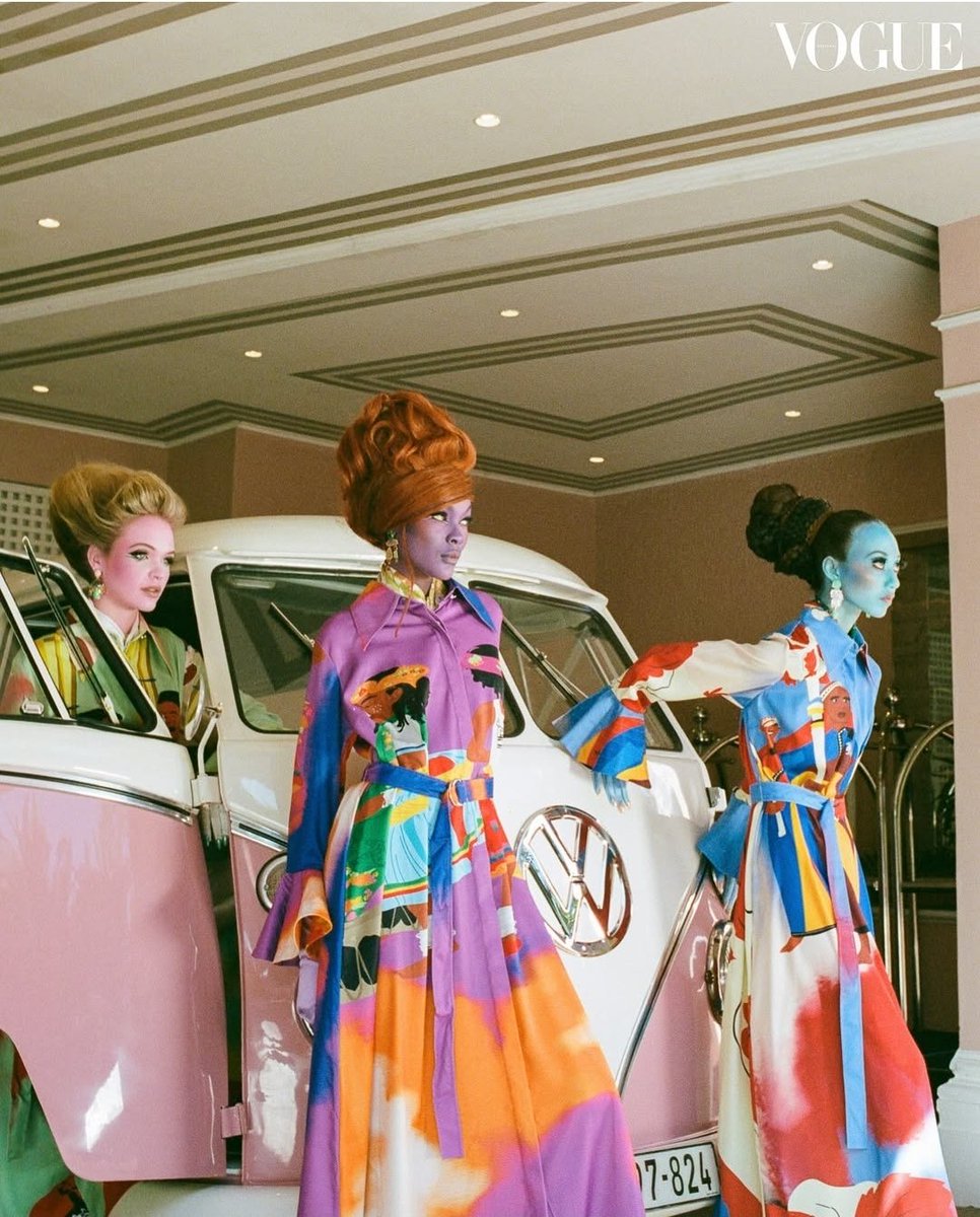 Thebe Magugu's The Swati, VaTsonga and Ndebele lobola dresses feature in  Vogue Magazine; Portugal. The Swati, VaTsonga and Ndebele lobola dresses  cost R14 500 per item.