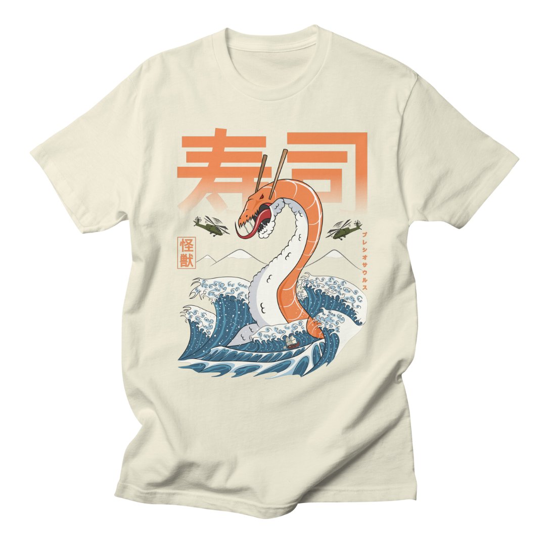 The Great Sushi off Kanagawa 🍣🌊

Available on apparel, prints, and accessories at my <a href="/redbubble/">Redbubble</a>, <a href="/teepublic/">TeePublic</a>, and <a href="/threadless/">Threadless</a> stores!
Link in bio

#japanesestyle #tshirtdesign #vectorart #Kaijuartwork #conceptart