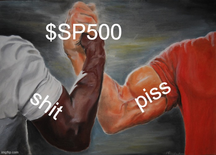 btcToTheMoon4's tweet photo. That's called community.  $SP500 has the strongest community you've ever seen for a project this early.  It's about 2 weeks old, and is currently sitting comfortably at 600K.  We've been making our voices heard by collectively giving #tradfi the biggest middle finger they've ever seen. 

We want them to think Shit and Piss when hearing #SP500.

@ShitandPiss500