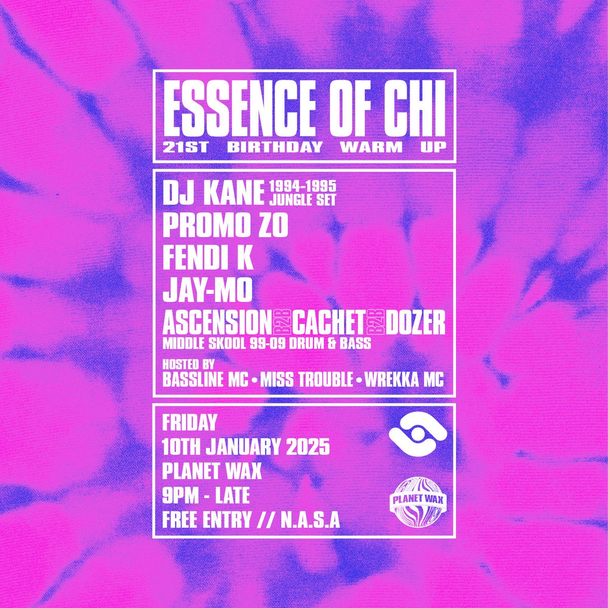 DozerDJ's tweet image. Catch me this FRIDAY at @planetwaxuk in New Cross for @essenceofchi 21st Birthday Warm-up alongside another killer line-up. I’ll be playing an all vinyl, Middle Skool, 99-09 Drum &amp;amp; Bass set, alongside badboy selectors Ascension and Cachet. It’s FREE ENTRY all night!