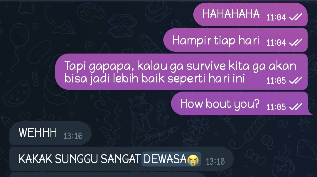 sequencelles's tweet image. Gua kurang sedewasa apa di umur yang sekarang, apa kemarin gua keliatan seumuran kamari ya (merasa heran)