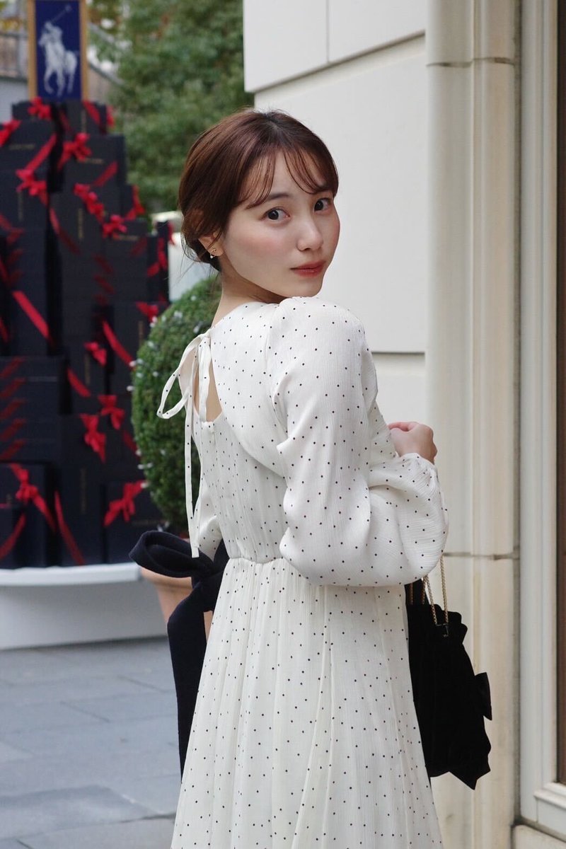 herlipto Moon Glow Dot Pleated Dress 【公式通販】