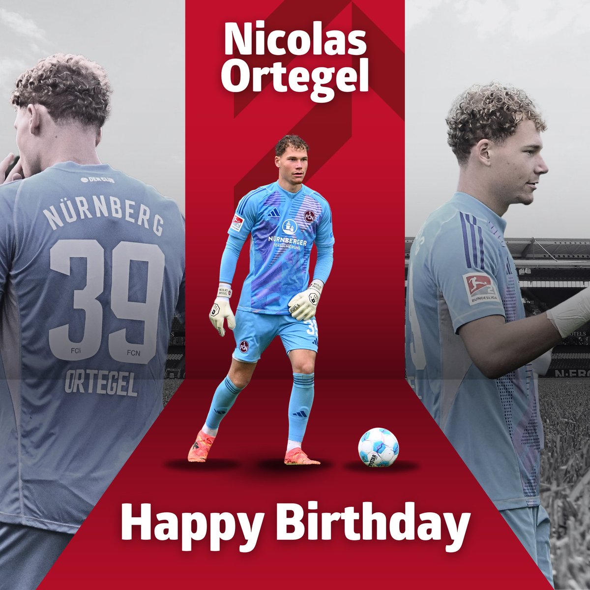1_fc_nuernberg's tweet image. Wir starten mit einem Geburtstag in den neuen Trainingstag im #HomeGround bei @adidasfootball.

Herzlichen Glückwunsch zum 2⃣1⃣sten, Nicolas #Ortegel! 🎂

#fcn