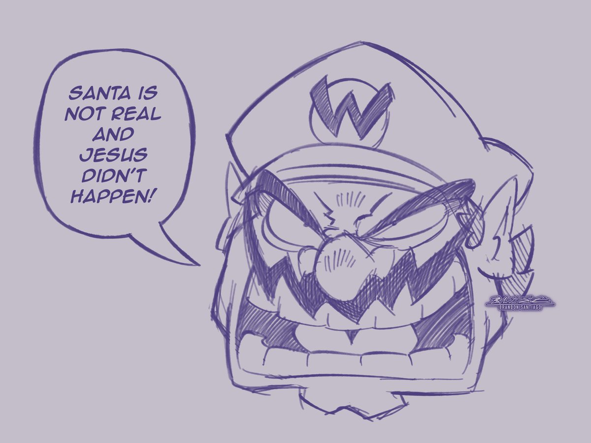 4BrandonJS4's tweet image. Psst! Wario has something to say: