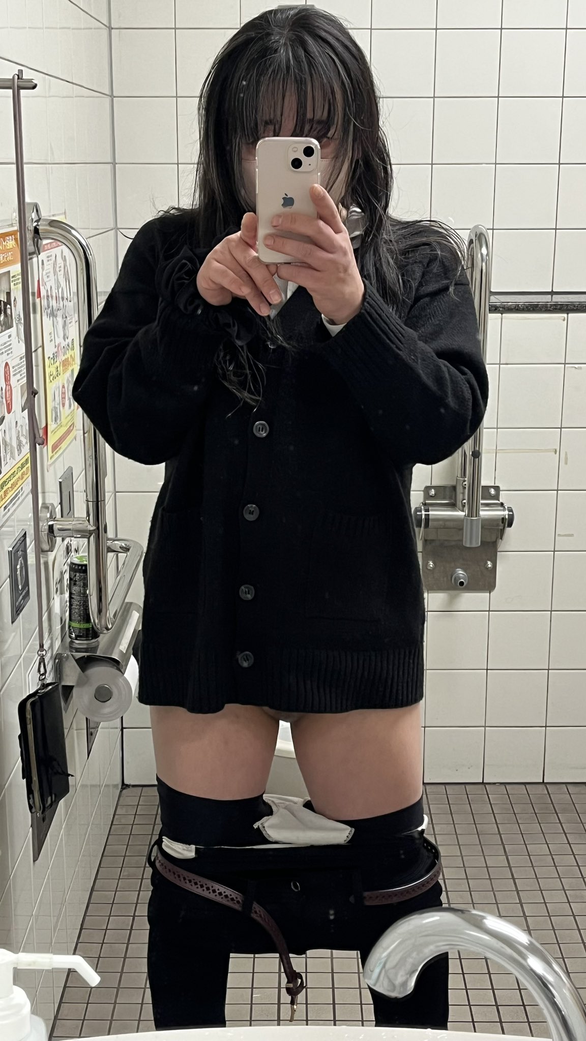 纱希女装 タック 股間 