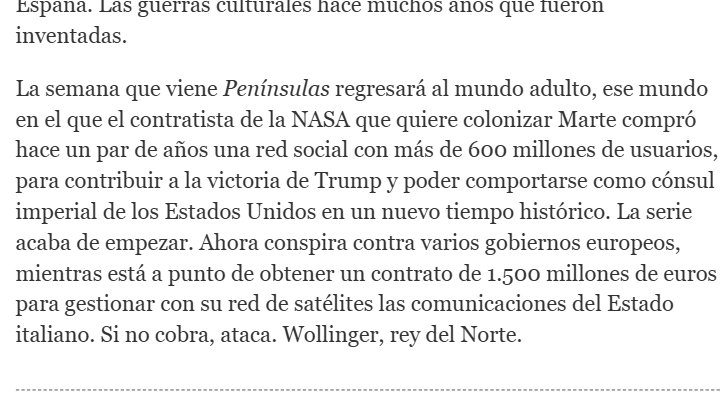 gusgake's tweet photo. Los reyes magos le han dejado a @EnricJuliana un Peninsulas de los buenos, rematado con una definición certera del dueño y mandamás de este teatro (a.k. tuiter). https://t.co/g42Ll3rwyO