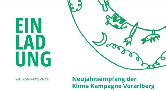 Einladung zum Neujahrsempfang der Klimakampagne Vorarlberg am 16.1. mit Keynote-Speakerin Kathrin Stainer-Hämmerle: ow.ly/ivPB50UARwc