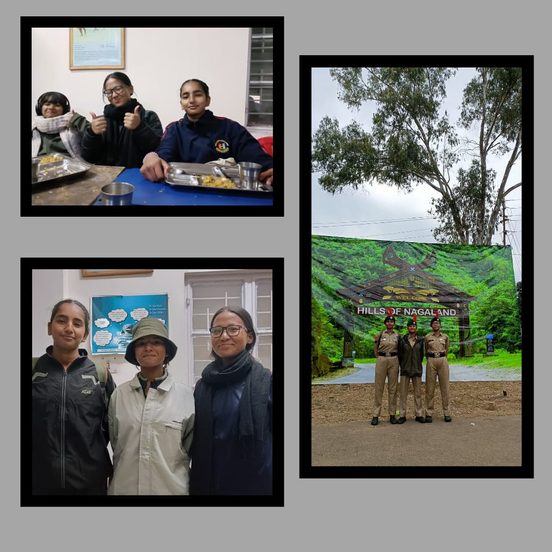 "National Integration gives the power of unity." 
Congrats to CPL Sejal Rai, CDT Shivani Shah, and CDT Usha Pun for completing the SNIC in Wokha, Nagaland! The camp fostered unity, and national pride through activities, competitions, and exploration of Nagaland's rich heritage.
