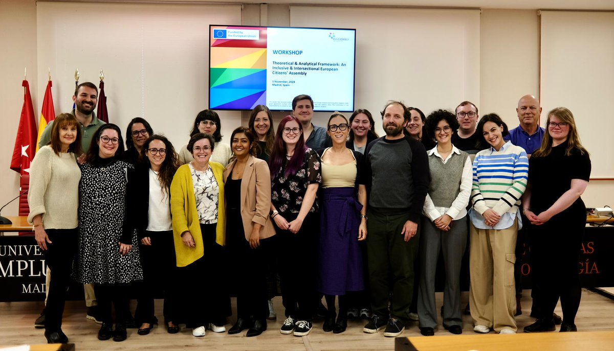 👉What happens when a bunch of political scientists and legal experts start thinking about the implications of language to intersectionality and, ultimately, democracy and equality? Our recent meeting in Madrid was a success and witnessed the launch of the project's