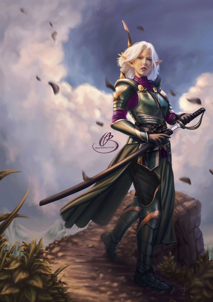 Obscure Beauty | Fantasy Art tweet media