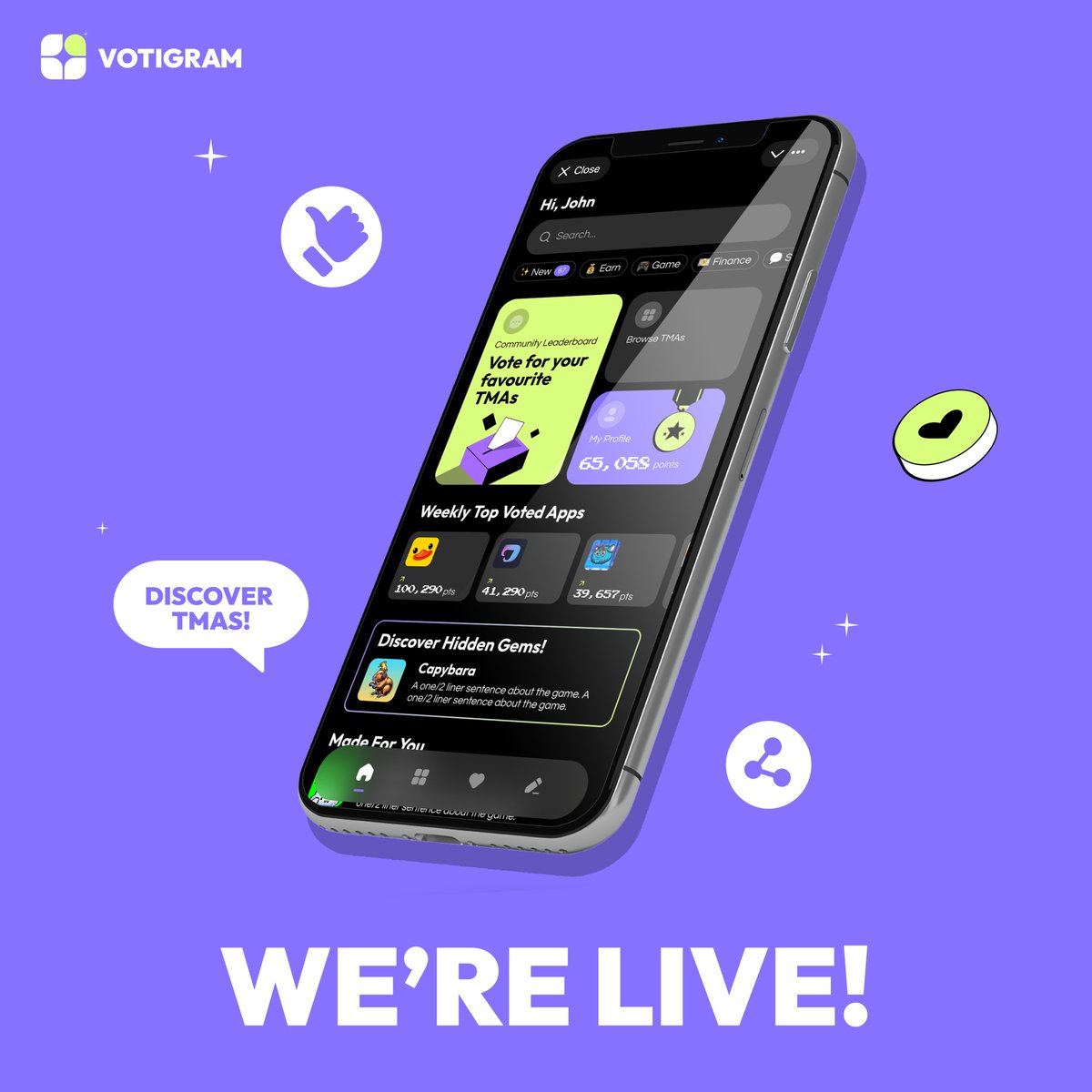 Votigram tweet media