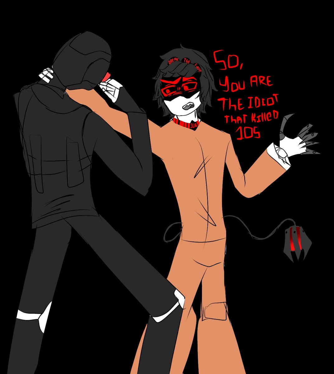 TrashCanvas's tweet photo. MDPANG 0 part 4 #MDPang #MurderDrones #md_twt #Trepang #Subject106 #Subject105 https://t.co/aiuDXm0nBZ