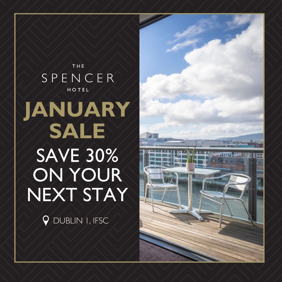 January Sale ends on January 10th. Enjoy 30% off your next stay at our sleek and stylish hotel. 

Experience the ultimate in modern luxury—before it’s gone.

Book now - thespencerhotel.com/january-sale

#TheSpencerHotel #JanuarySale #LuxuryEscape