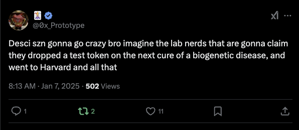 ChemicusScience's tweet image. What if someone actually makes a change? @0x_Prototype