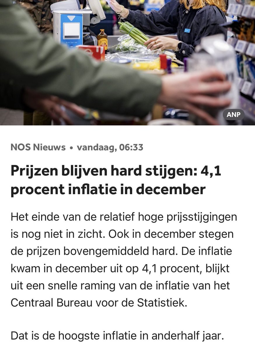 De zon zou weer gaan schijnen. Het leven zou weer betaalbaar worden. Maar wat zien we? De prijs die Nederlanders onder dit kabinet betalen stijgt naar recordhoogte, met de hoogste inflatie in 1,5 jaar.

Zeg PVV, VVD, NSC en BBB. Hoe vinden jullie eigenlijk zelf dat het gaat?