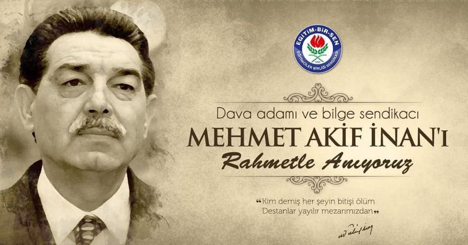 Zor zamanlarda toplumun karanlıklardan aydınlığa yürüyüşünde fikirleriyle ışık saçan, cesaret ve hareketiyle millete öncü ve örnek olmuş gerçek bir münevver, Kurucu Genel Başkanımız Mehmet Akif İnan’ı, vefatının 25. yılında rahmet ve minnetle anıyoruz.