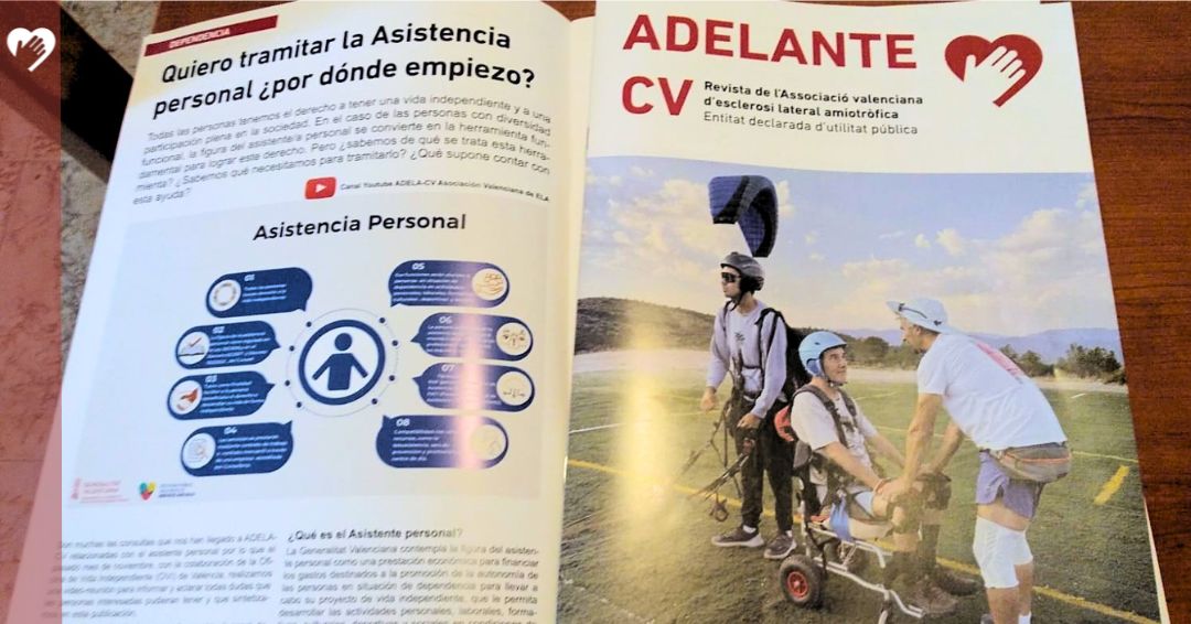 En unos días, la revista ADELANTE CV llegará a tu domicilio 🫶🏻 Una revista especial para nosotros pues recoge parte de nuestra actividad y nuestra visión de la vida con la esclerosis lateral amiotrófica  👉 adela-cv.org/revista/

#ADELANTE 💪🏻  #ADELACV #ELA #LaELAexiste 👁️