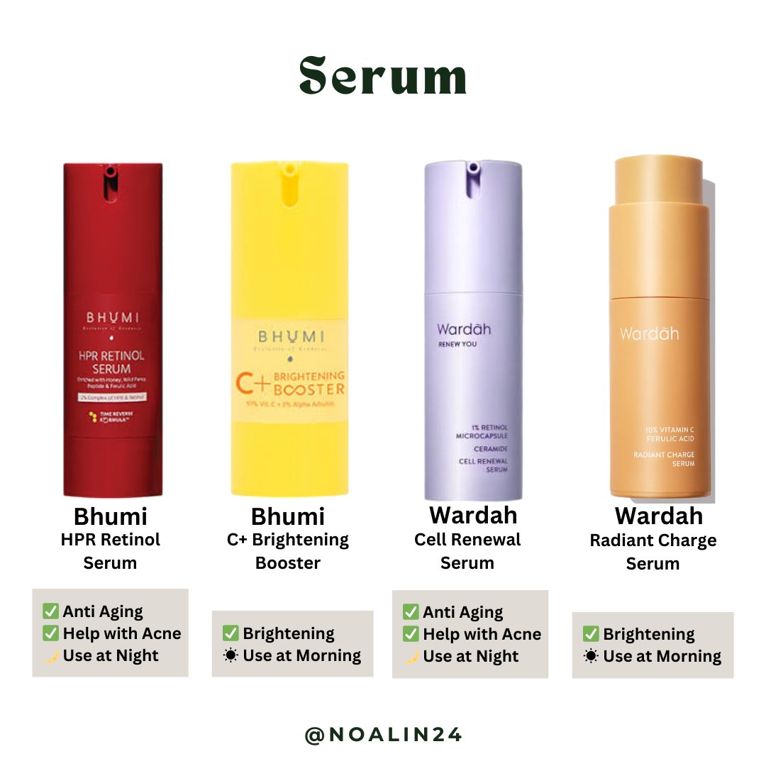 Noalin24's tweet photo. @makeoverid @thngsuntouched @OvaleBeauty @Bioderma_ID @wardahbeauty @skinouruid Untuk toner dan serum, tahun ini lebih milih yang basic aja.. Yang ga neko-neko, bisa dicampur sama serum yang ada bahan aktifnya ✨
Seneng juga tahun ini dapat nyobain #RetinolSerum #LocalSkincare yang bagus-bagus 😍✨ https://t.co/eWapwguOnf