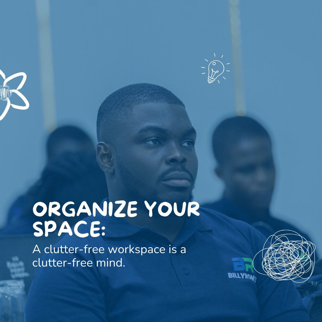 BillyronksLtd's tweet image. Start the year strong. Boost your productivity with these simple steps.

It’s the little habits that make a BIG difference. What’s your go-to office tip? Share in the comments and inspire someone today.

#OfficeHacks #WorkSmarterNotHarder #ProductivityTips