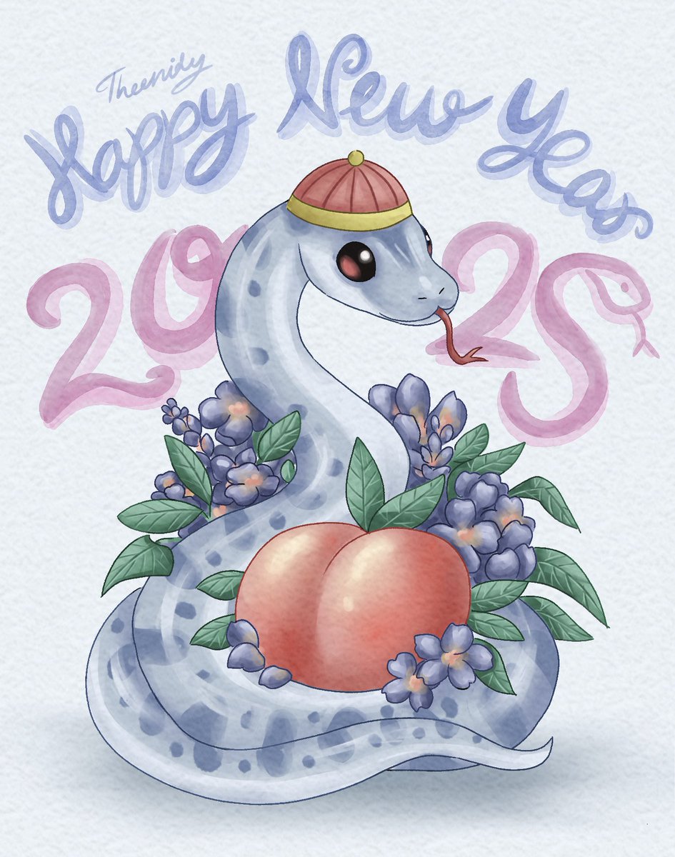 theenidy's tweet photo. Happy new year 🎊 🎉2025
The year of snake 🐍
#theenidy #procreate #procreateart #art #artgallery #illustration #illustrator #digitalart #digitaldrawing #digitalillustration #digitalpainting #ArtistOnX #snake #2025 #happynewyear2025 https://t.co/4QLOoazGWO