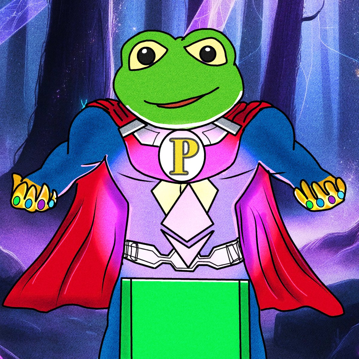 legendarywizdom's tweet photo. Here is #ElSapoPepe from marvel studio , with all infinity stones π
Replicating the almighty thanos !!
My 2nd entry in the meme contest of #PepeTheToad
I hope I win π https://t.co/yuqHUfIodI